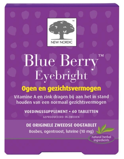 Foto van New nordic blue berry 60tab via drogist