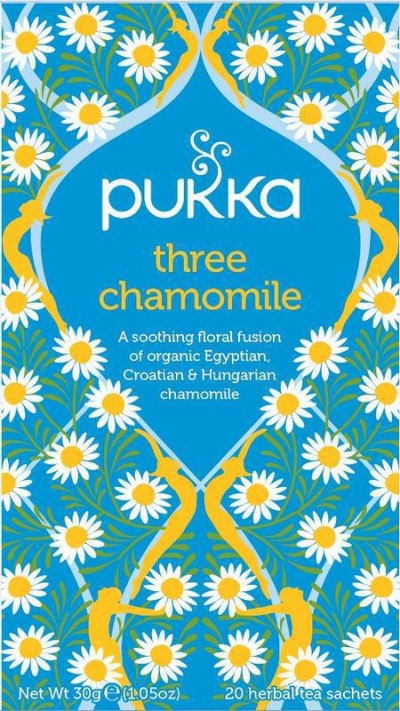 Foto van Pukka thee three chamomile 20 zakjes via drogist