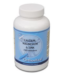 Foto van Orthovitaal calcium magnesium zink 240tab via drogist
