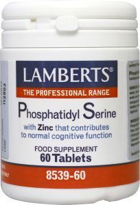 Foto van Lamberts phosphatidyl serine 100mg 60tab via drogist