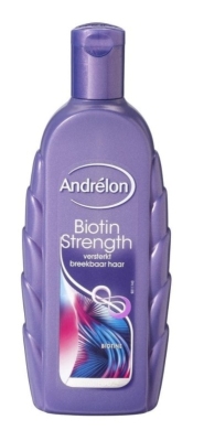 Foto van Andrelon shampoo biotin strength 300ml via drogist