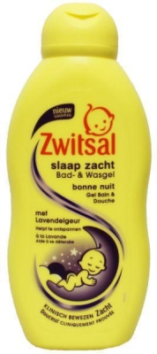 Foto van Zwitsal slaap zacht bad & wasgel lavendel 200ml via drogist