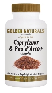 Golden naturals caprylzuur pau d'arco plus 60cap  drogist
