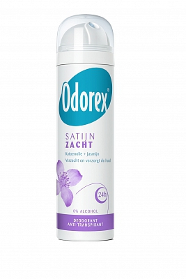 Foto van Odorex deospray satin care 150ml via drogist