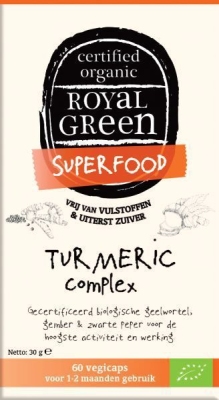 Royal green tumeric complex 60vcap  drogist
