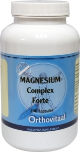 Foto van Orthovitaal magnesium complex 200cap via drogist