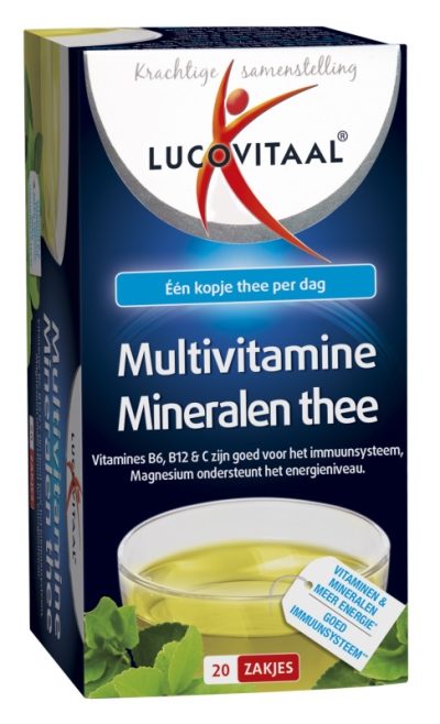 Foto van Lucovitaal multivitamine & mineralen thee 20 st 20st via drogist
