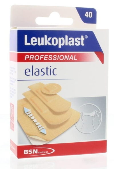 Foto van Leukoplast elastic assorti 40st via drogist