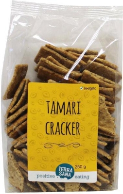 Foto van Terrasana tamari cracker bio 250g via drogist