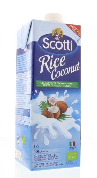 Riso scotti rice drink coconut 1000ml  drogist