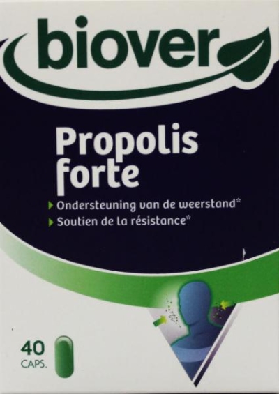 Foto van Biover propolis forte 40cap via drogist