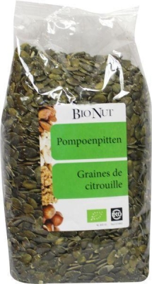 Foto van Bionut bionut pompoenpitten 1kg via drogist