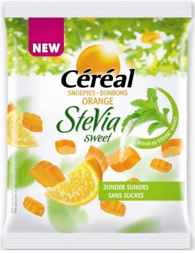Cereal snoep orange stevia 120g  drogist