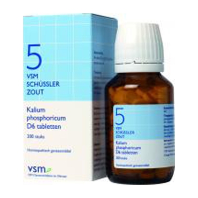 Vsm schussler celzout 5 kalium phosporicum d6 200tab  drogist