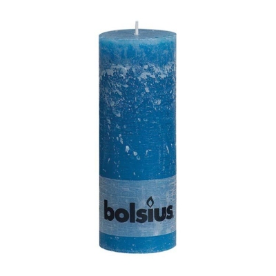 Bolsius stompkaars zeeblauw 6 x 1 stuk  drogist
