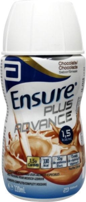 Abbott ensure plus advance chocolade 30 x 30 x 220ml  drogist