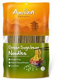 Foto van Amaizin sojabonen noodles groen 200g via drogist