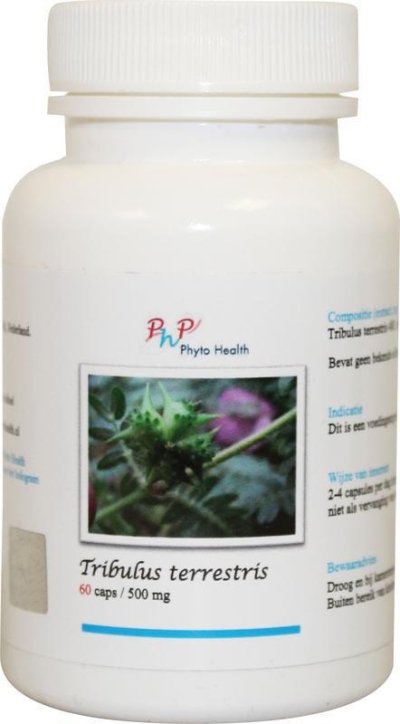 Foto van Phyto health pharma tribulus terrestris 60caps via drogist