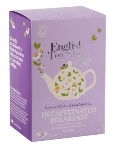 Foto van English tea shop decaffeinated breakfast 20bt via drogist