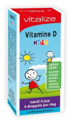 Foto van Vitalize products vitamine d kids 25ml via drogist