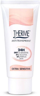 Foto van Therme anti-transpirant creme extra sensitive 60ml via drogist