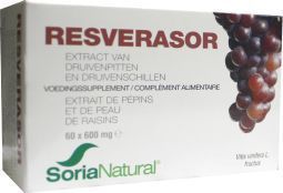 Foto van Soria natural resverasor opc 's 600mg 60 tabletten via drogist
