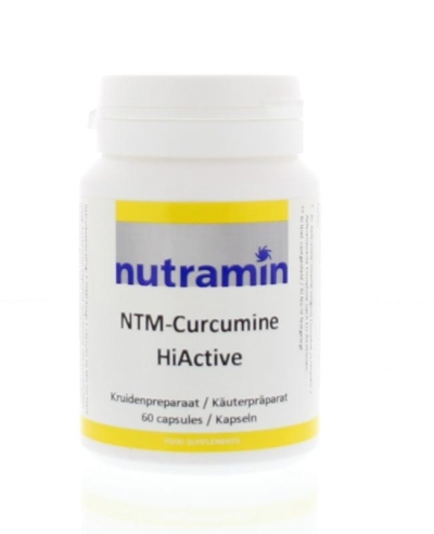 Foto van Nutramin ntm curcumine hi active 60cap via drogist