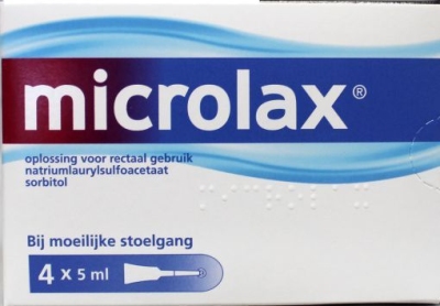 Microlax microklisma flacon 5 ml 4st  drogist