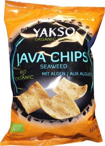 Yakso java chips seaweed 100g  drogist