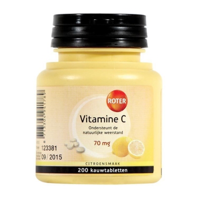 Foto van Roter vitamine c 70mg citroen 200st via drogist