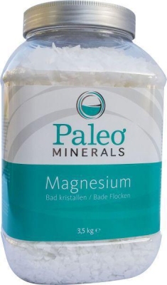Foto van Paleo minerals minerals magnesium flakes pot verpakking 3500g via drogist