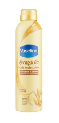 Foto van Vaseline lotion spray essential moisture 190ml via drogist