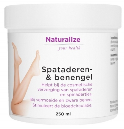 Foto van Naturalize spataderen & been gel 250ml via drogist
