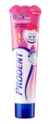 Foto van Prodent tandpasta kids 0-5jr aardbei 50ml via drogist