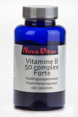 Nova vitae vitamine b50 complex 180tab  drogist