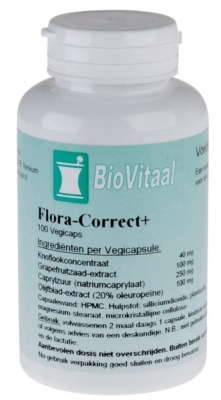 Foto van Biovitaal voedingssupplementen flora correct 100 capsules via drogist