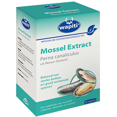 Foto van Wapiti groenlipmossel extract 60 capsules via drogist