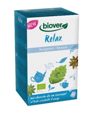 Foto van Biover relax biokruideninfusie 20st via drogist