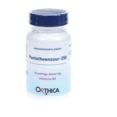 Foto van Orthica vitamine b5 panthotheenzuur 250 90tab via drogist