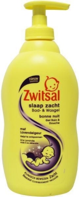 Foto van Zwitsal slaap zacht bad & wasgel lavendel 400ml via drogist