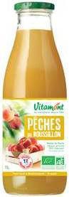 Foto van Vitamont perziken nectar uit frankrijk bio 1000ml via drogist
