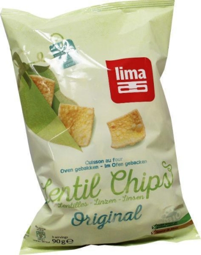 Lima lentil linzen chips original 90g  drogist