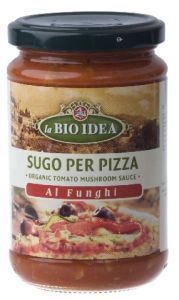 Foto van Bioidea pizzasaus champignons 300g via drogist