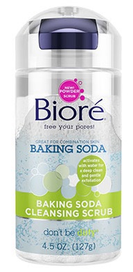 Foto van Biore cleansing soda scrub poeder 125gr via drogist