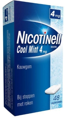Nicotinell nicotine kauwgom mint 4mg 48st  drogist