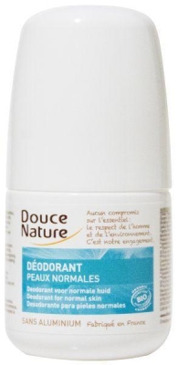 Foto van Douce nature deodorant roll on normale huid 50ml via drogist