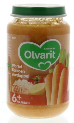 Foto van Olvarit 6m05 wortel kalkoen aardappel 6 x 200g via drogist