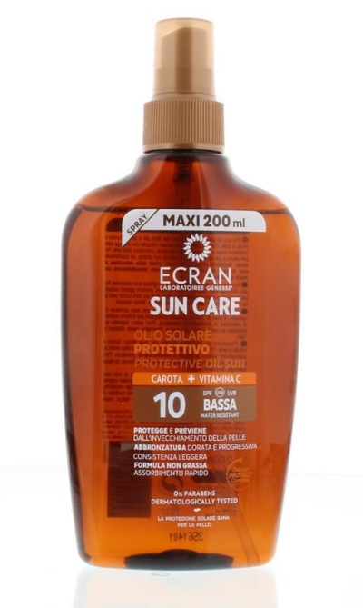 Ecran sun oil carrot spf10 spray 200ml  drogist