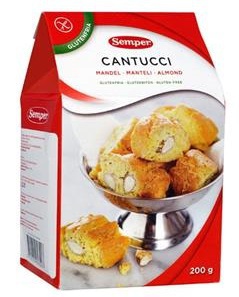 Foto van Semper soft glutenvrije koek cantucci amandel 200gr via drogist