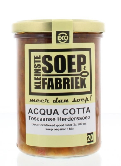 Foto van Kleinste soep fabriek aqua cotta toscaanse herdersoep 400ml via drogist